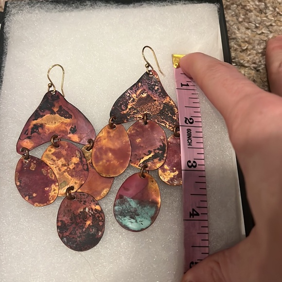 EUC Anthropologie Pattina Earrings - Picture 3 of 3